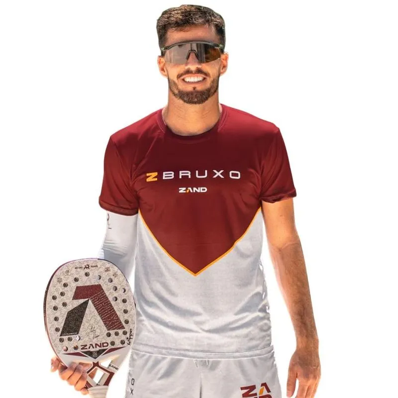 Camiseta Zand Z Bruxo Vinho e Branca P