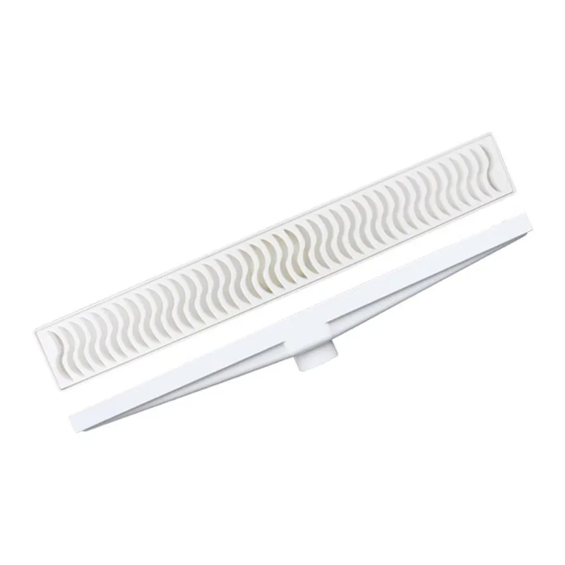 Ralo Linear Seco Plastilit Com Grelha Branco 50cm