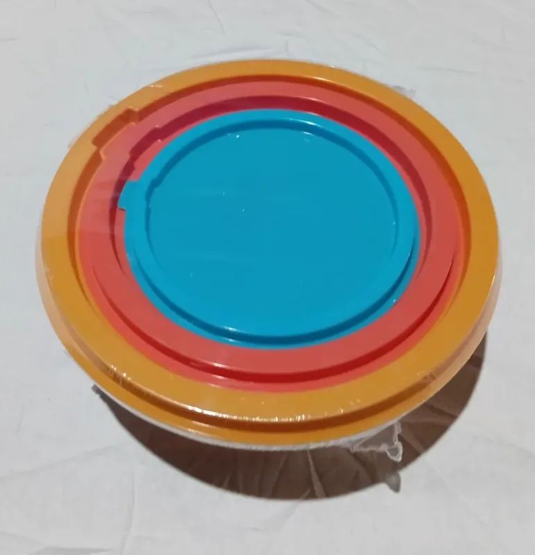 Kit De 3 Potes Plásticos