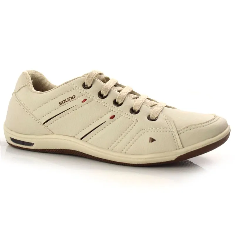 Sapatênis Infantil Masculino Sound Creme E1161 34