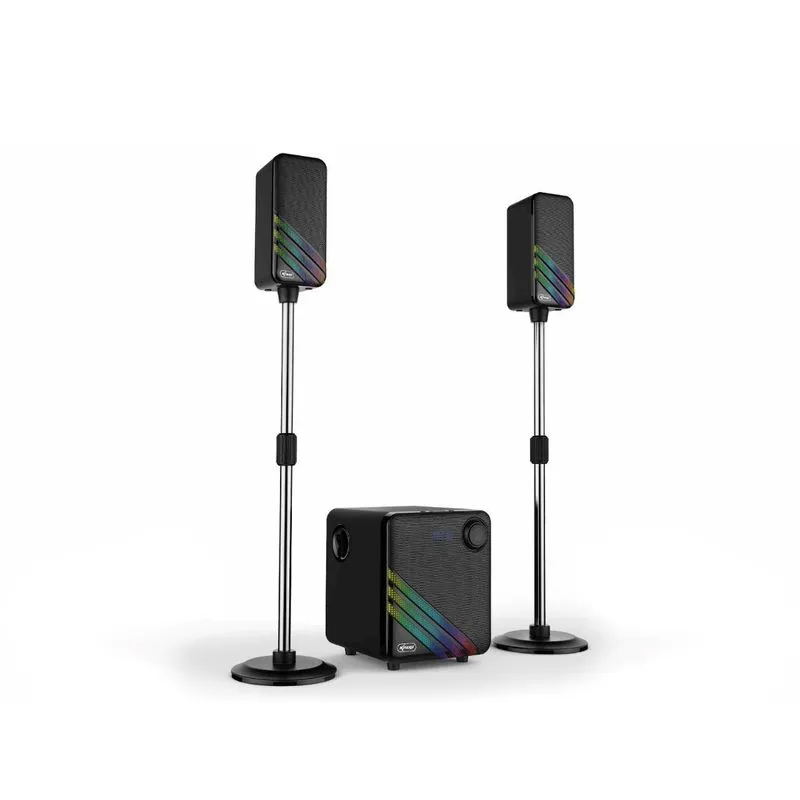 Home Theater 2.1 Subwoofer Knup Bluetooth Fm Usb Sd Controle