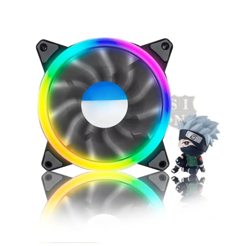 Fans Cooler Led Rgb 120Mm Ventoinha Gabinete Pc Gamer