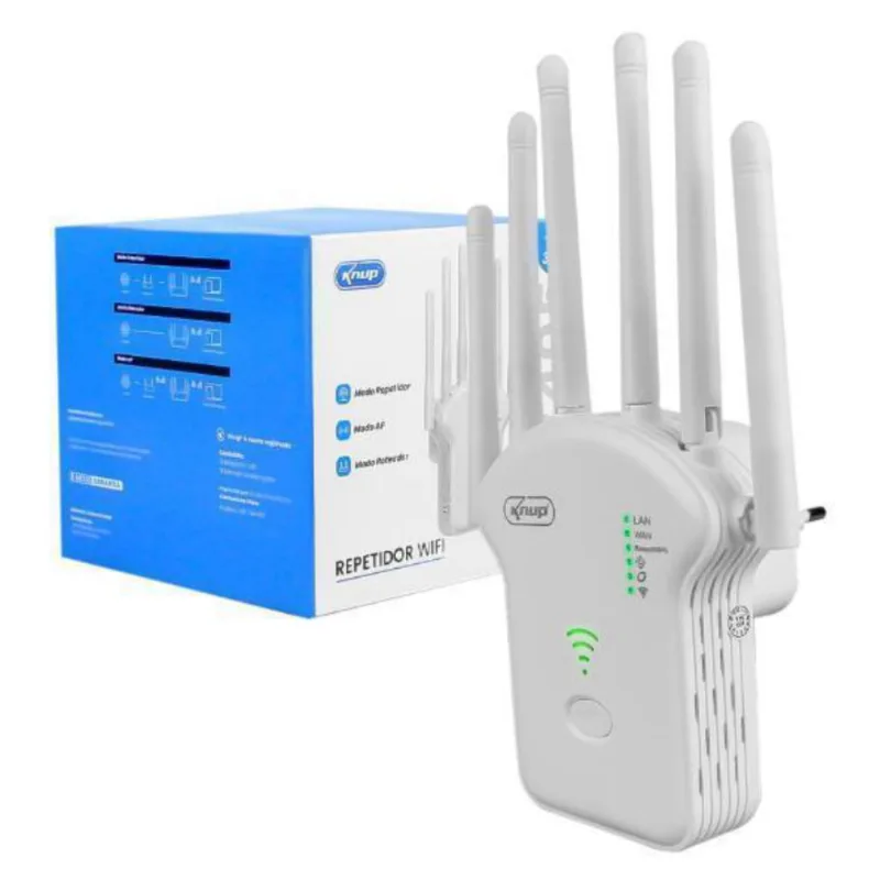 Repetidor Ampliador Sinal Wifi Rede 2.4Ghz Wireless 300Mbps