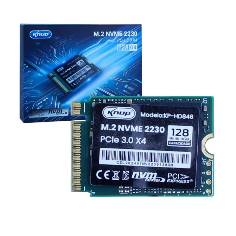 Ssd M.2 Nvme 2230 PCle 3.0 X4 128GB Knup KP-HD846 - KNUP