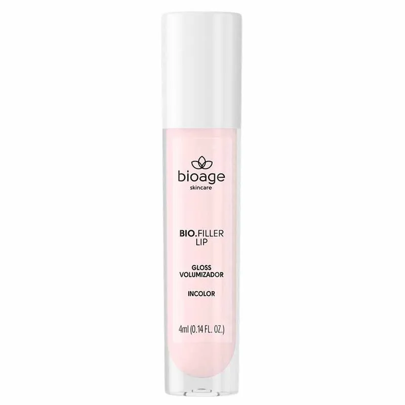 Gloss Volumizador Bioage Bio-Filler Lip 4ml Incolor