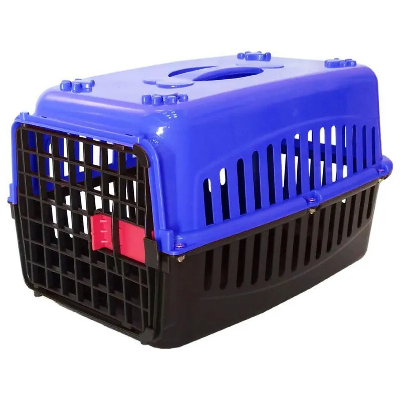 Caixa De Transporte Cães/Gatos Nº1 - Azul