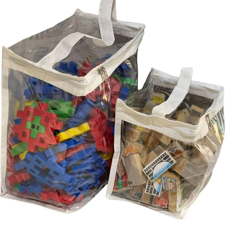 Caixa, Bolsa, Bag Bloco Organizador De Brinquedos P 20x20x15