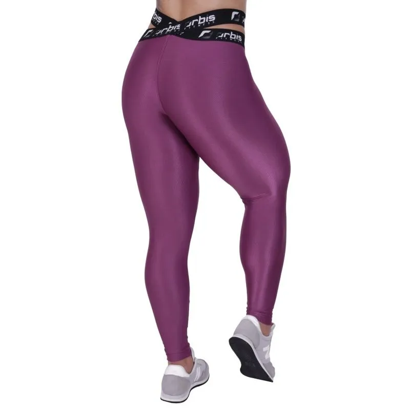 Calça legging fusô alta poliamida elástico personalizado orbis