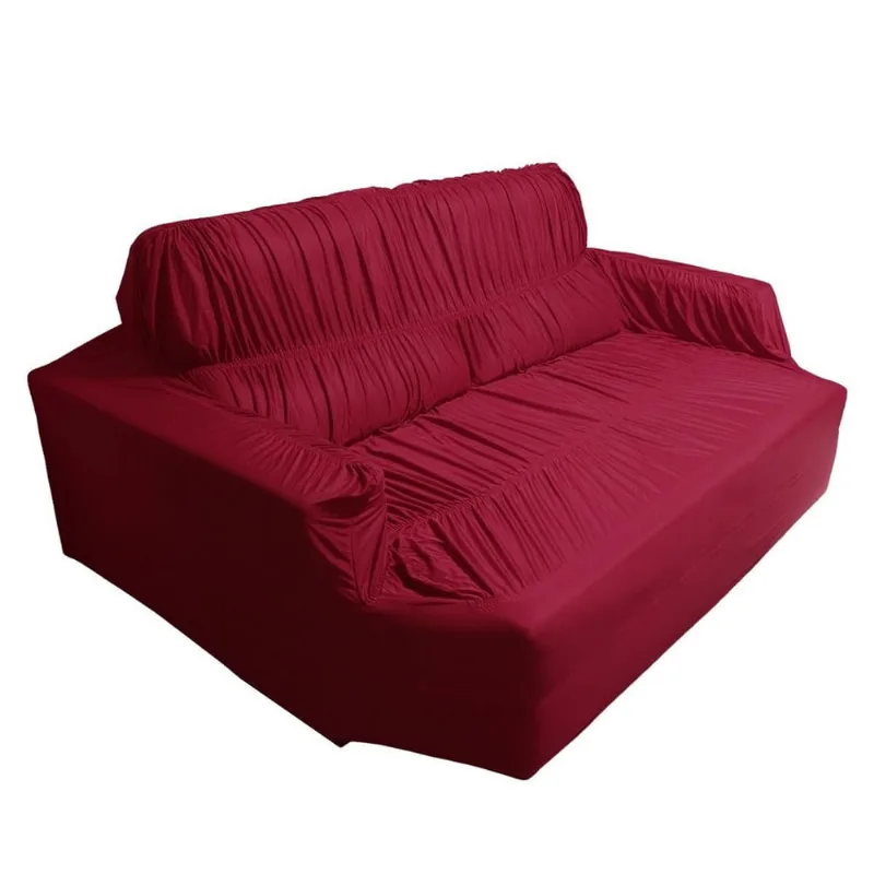 Capa Sofá Retrátil 3 Lugares Elasticada 100% Poliéster