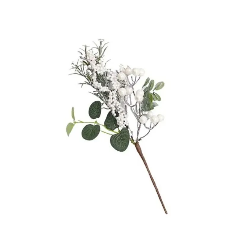 Galho Berry Branco 36cm