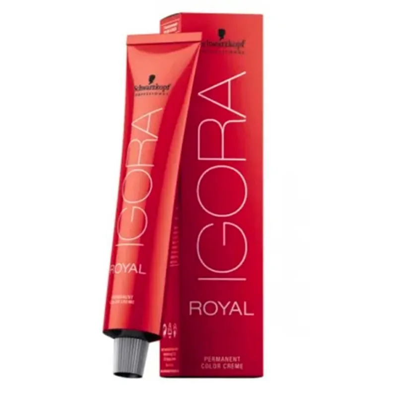 Coloração Schwarzkopf Igora Royal Louro Claro Intenso 8-00