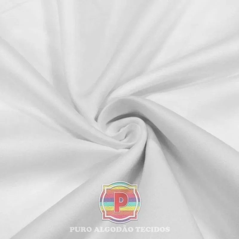 Percal branco 400 fios (2,8 mt largura)