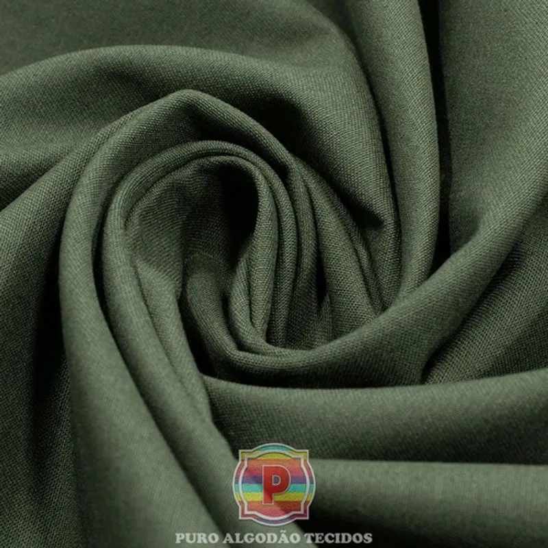 Sarja Lisa 100% Algodão 0636 Verde Musgo
