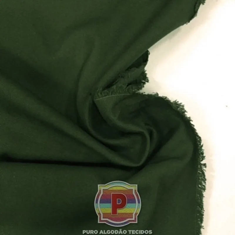 Sarja Lisa 100% Algodão 0656 Verde Musgo Escuro