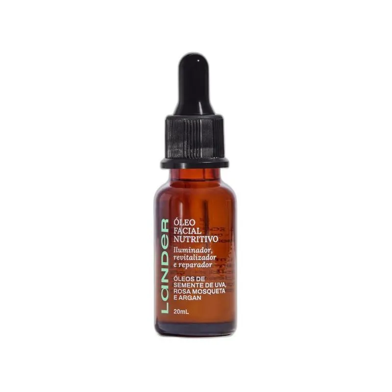 Óleo Facial Nutritivo Lander. Iluminador E Revitalizador