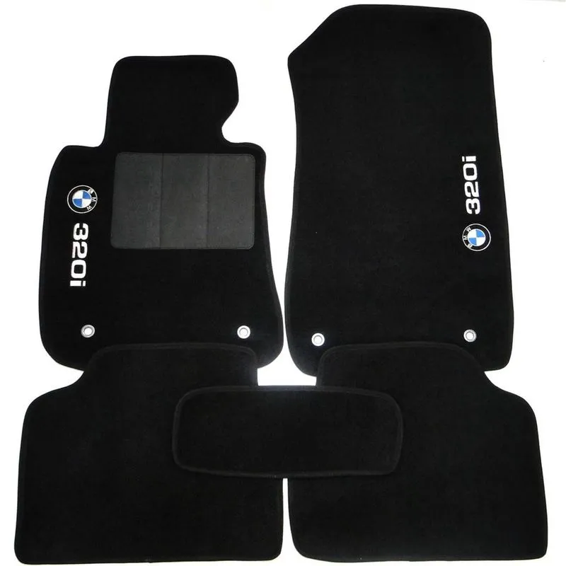 Jogo De Tapete 320I Carpete Com A Base Pinada