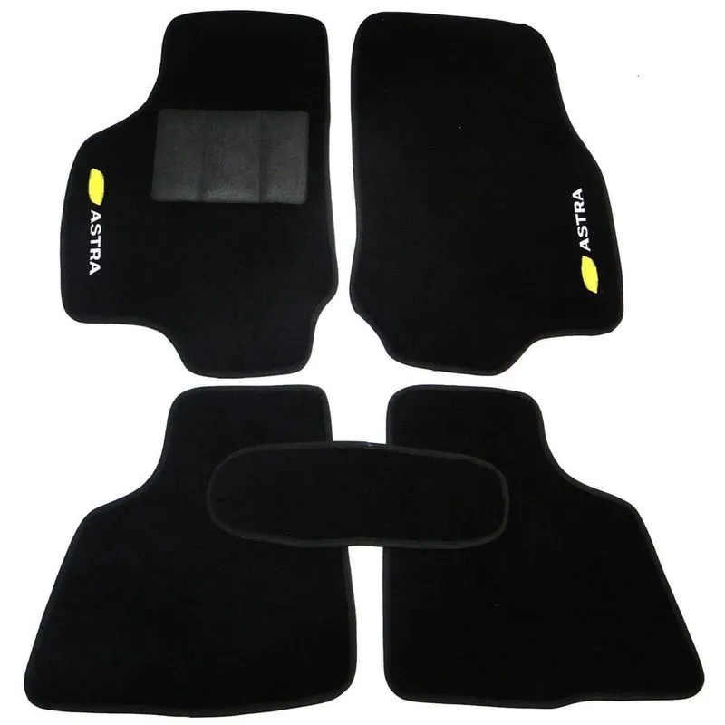 Jogo de Tapete Automotivo Astra Carpete 5mm Preto - Tapecars