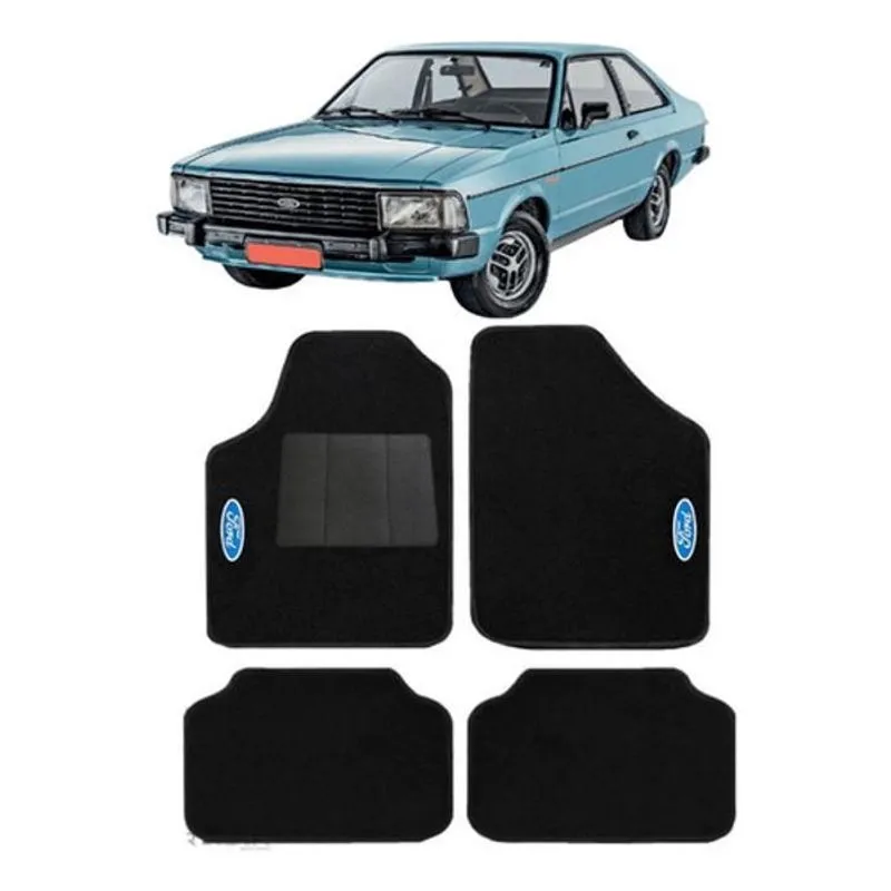 Jogo De Tapete Automotivo Corcel 1980 Carpete Forração