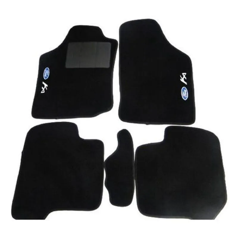 Jogo De Tapete Automotivo Ka 2001 A 2012 Carpete Base Pinada