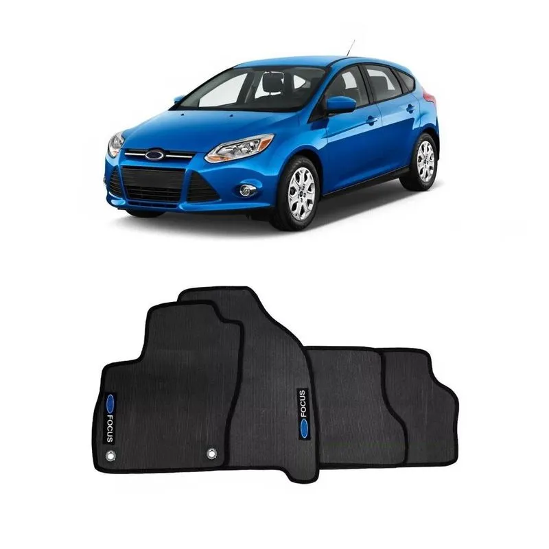 Jogo De Tapete Automotivo Focus 2009 Em Borracha Pvc