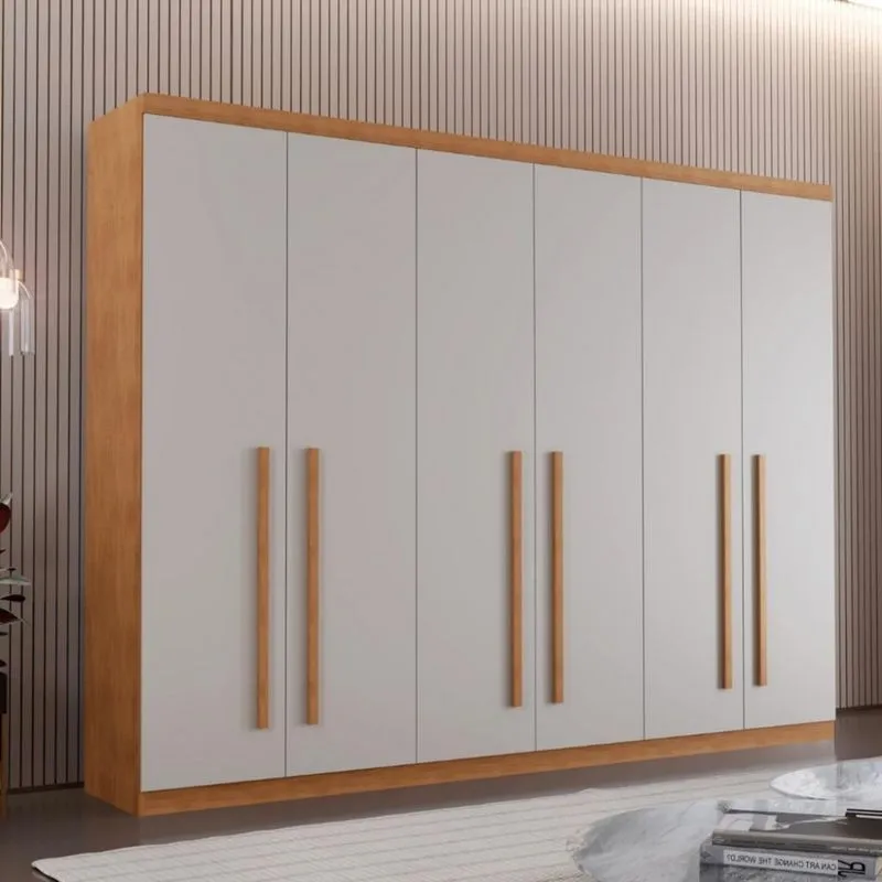 Guarda Roupa Casal 6 Portas 100% MDF Bahia Rufato
