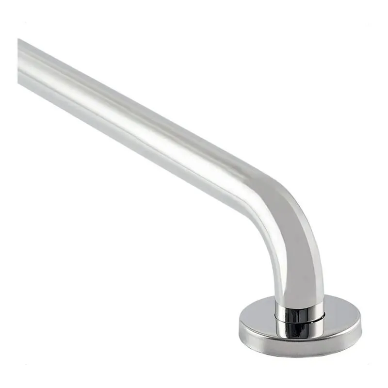 Barra De Apoio Reta 70cm Em Aço Inox Polido Brilhante