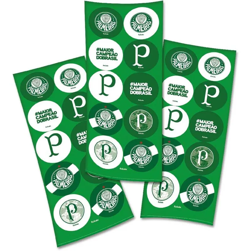 Palmeiras 2023 Adesivo C/30 - Festcolor