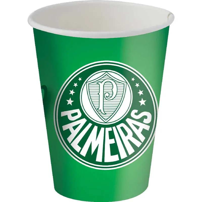 Palmeiras Copo Papel 200ml c/8 - Festcolor
