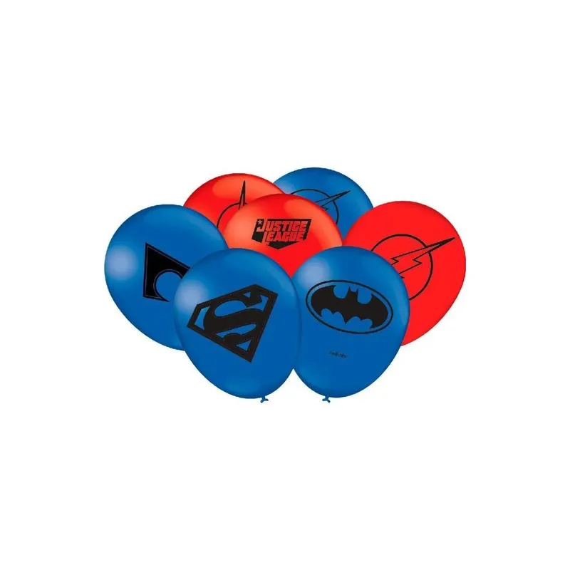 Balão Bexiga Liga Da Justiça Com 25 Unid Festcolor