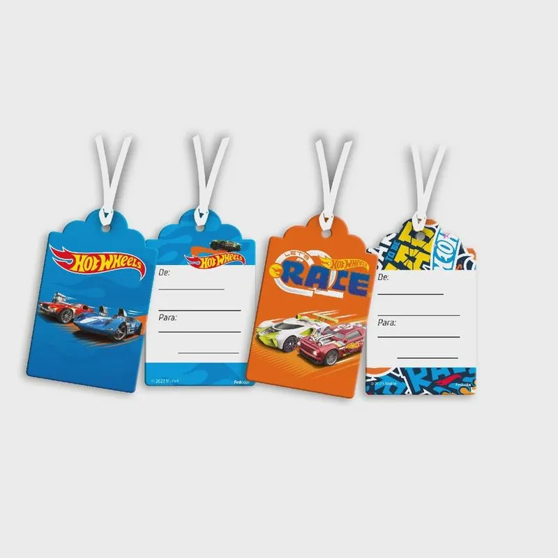 Tag Moldura Hot Wheels C/8 Festcolor