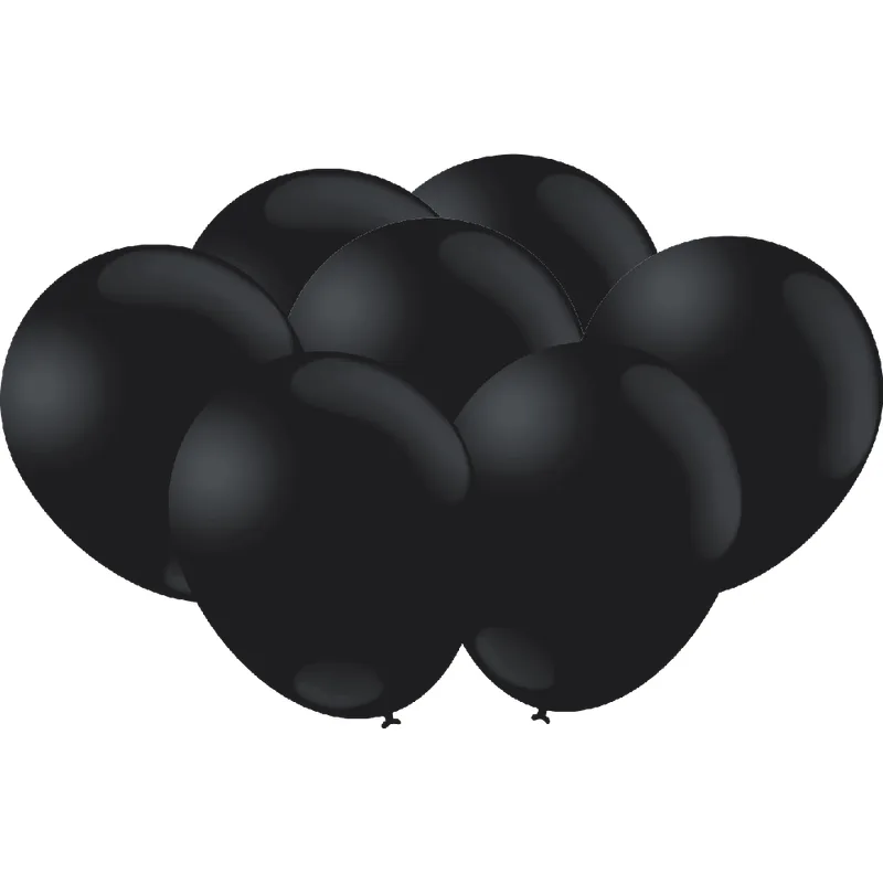 Balão FESTCOLOR Metallic Látex Preto N9 Balão FESTCOLOR Metallic Látex N9