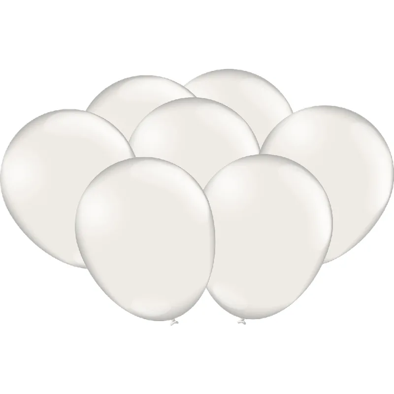 Balão FESTCOLOR Metallic Látex Branco N9 Balão FESTCOLOR Metallic Látex N9