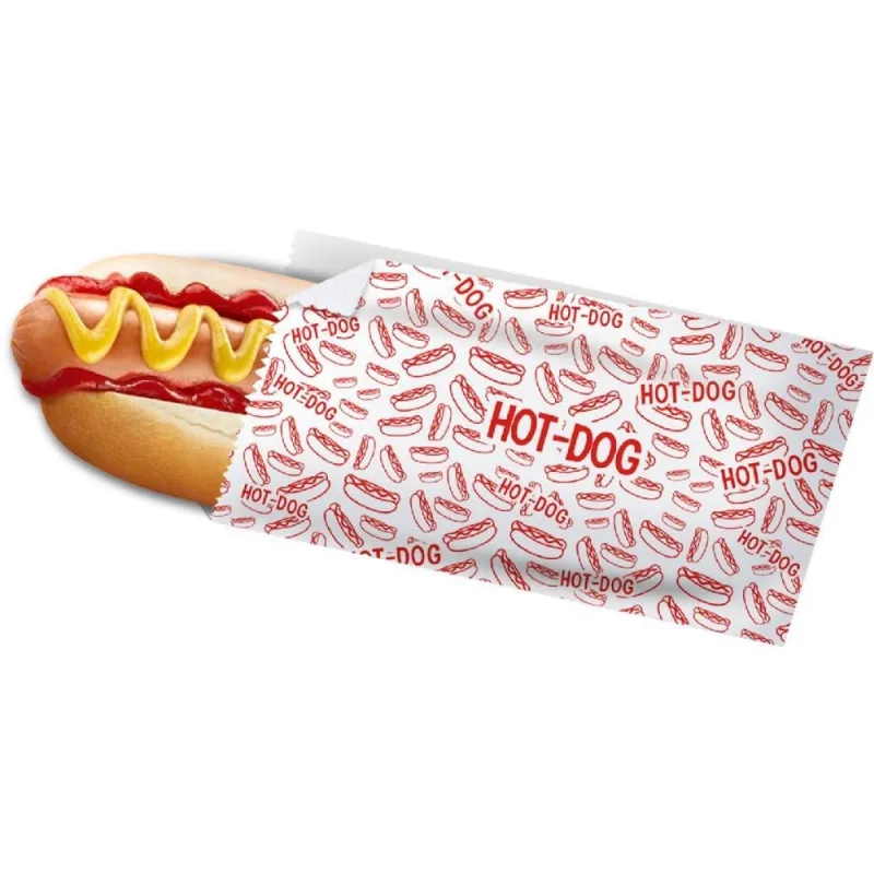 Embalagem para Alimentos Saco Fundo Hotdog 11X20X2CM PCT.C/100