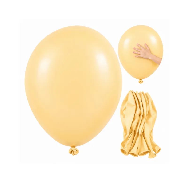 BALÃO 10UN LISO LATEX N16 BEGE FESTCOLOR