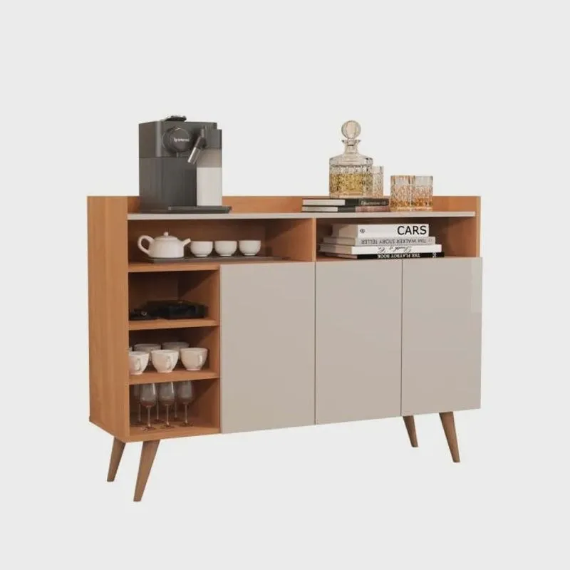 Buffet Celta Nature/Off White – Giga Móveis