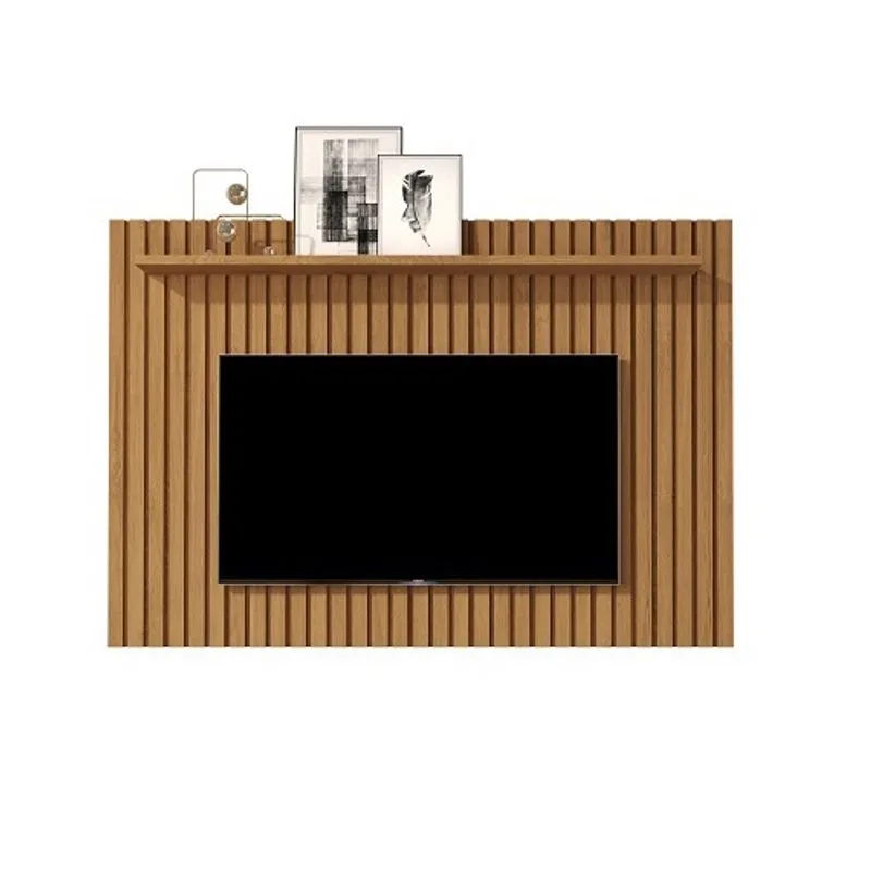 Painel Para TV Ripado Até 65 Polegadas Classic 1.6x1.35 Nature - Giga Móveis