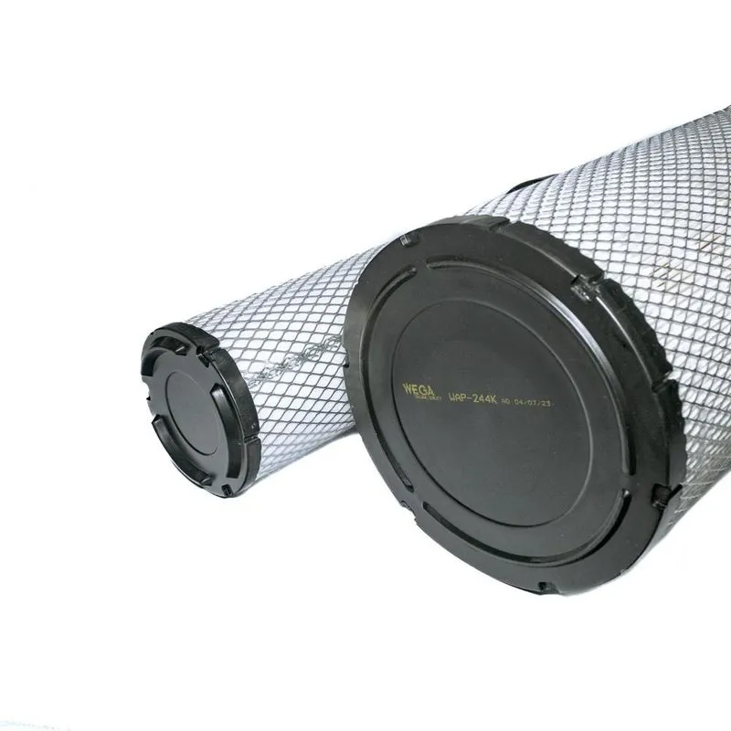 Kit Filtro Ar Primário Secundário Cat Trator 312B 315C 428C 438C CB534C CP433C - Wega - WAP244K