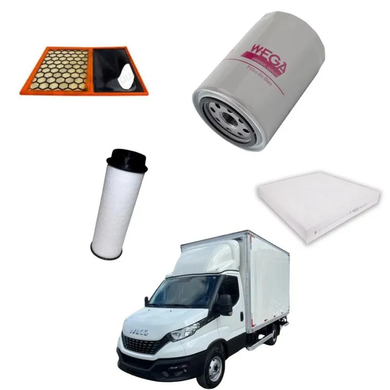 Kit Filtro Troca Óleo Iveco Daily 2020 A 2022 WKU460 Wega