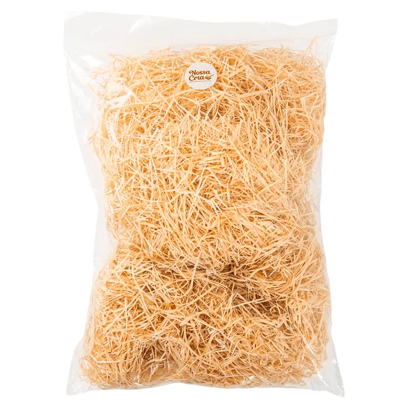 PALHA NATURAL DE MADEIRA 500G NOSSA CRIA