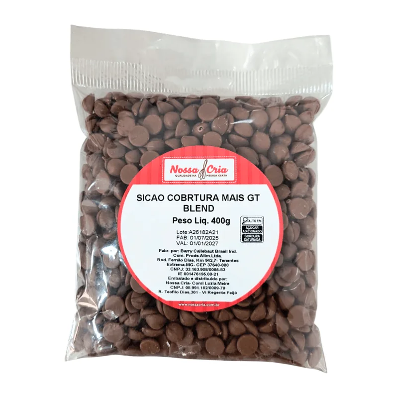 Sicao Cobertura Mais Gotas Blend 400g NOSSA CRIA SICAO COBERTURA MAIS GT BLEND 400G NOSSA CRIA