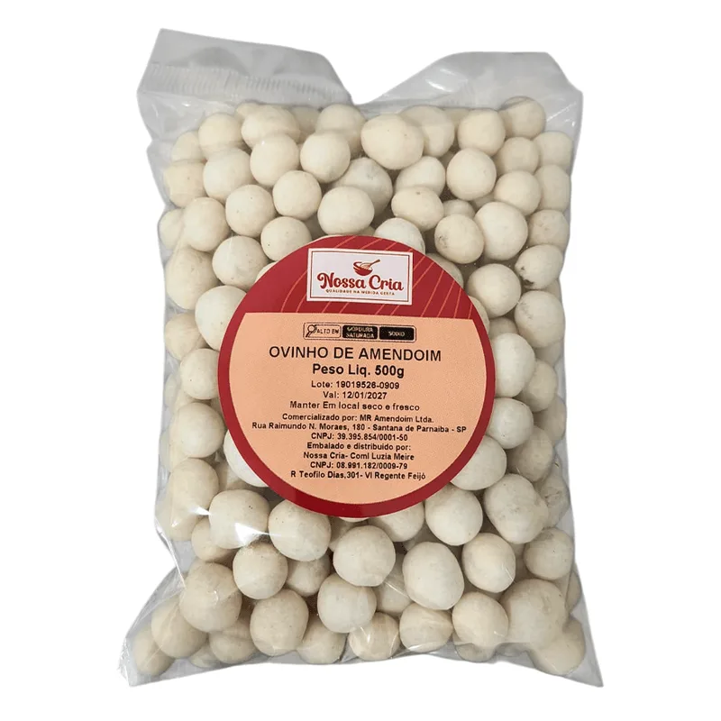 OVINHO DE AMENDOIM 500G NOSSA CRIA