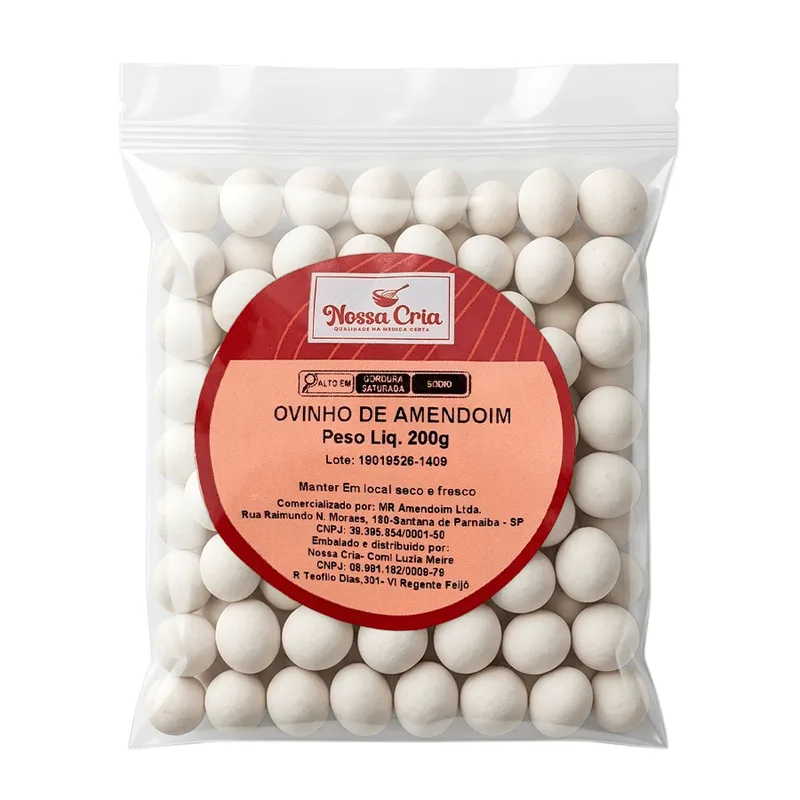 OVINHO DE AMENDOIM 200G NOSSA CRIA
