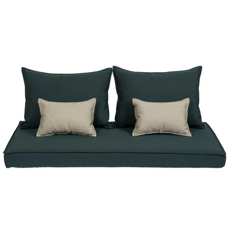Conjunto Estofado para Sofá Tramontina Mood em Tecido Quaker Decor Acrílico Verde Tramontina - Tramontina