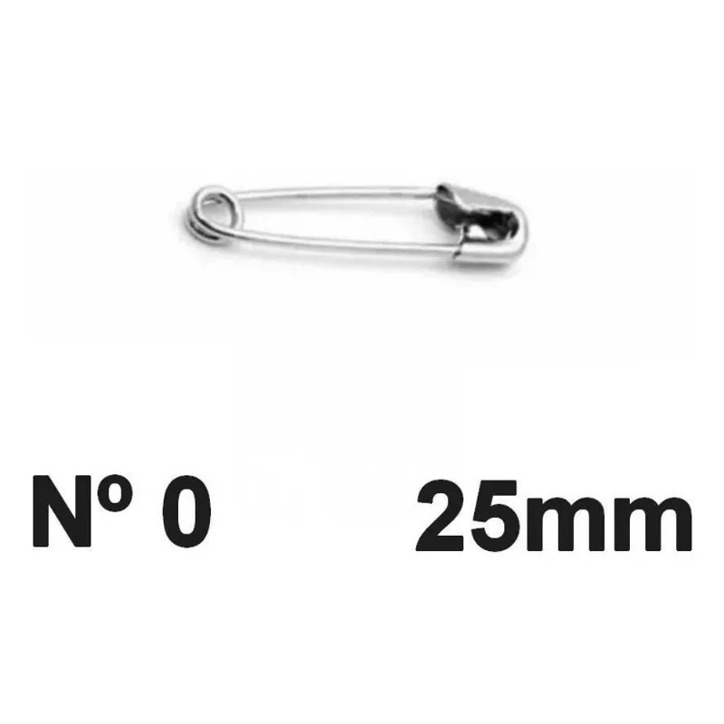 Alfinete De Segurança Nº 0 Sekich Com 100 Unid. 2,5 Cm C/