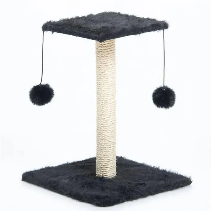 Arranhador Gatos Poste 2 Brinquedos Pretos Beethoven Agropet