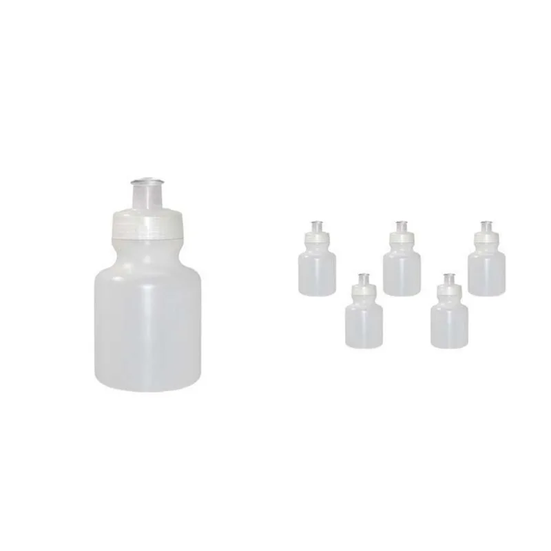 Kit 6 Squeezes 300ml Natural Plástico Premium