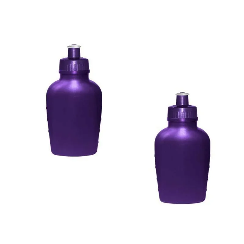 Kit 2 Cantis 500ml Lilás Plástico Premium