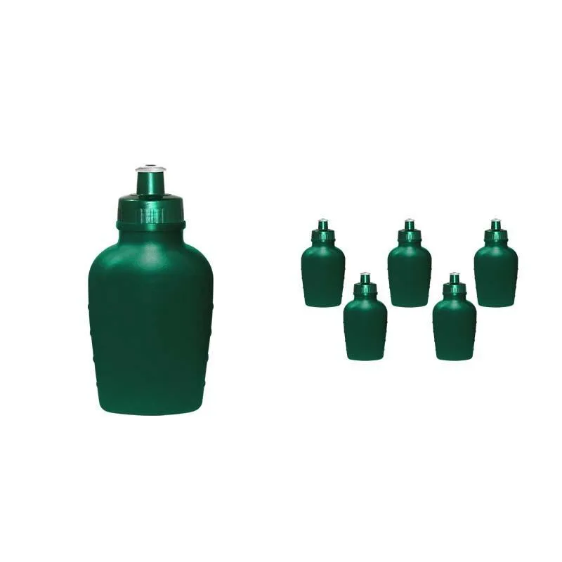 Kit 6 Cantis 500ml Verde Plástico Premium