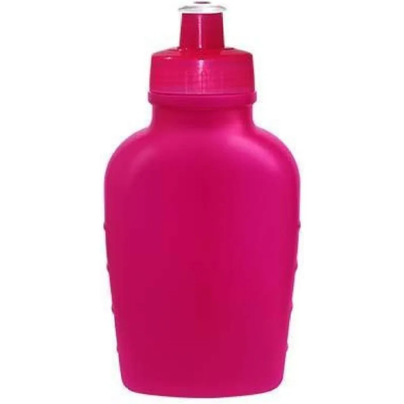 Kit 6 Cantis 500ml Rosa Neon Plástico Premium