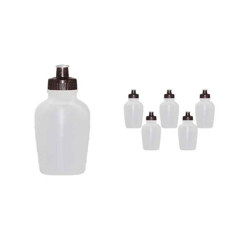 Kit 6 Cantis 500ml Tampa Fibra Coco Green